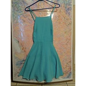 UO silence + noise seafoam dress